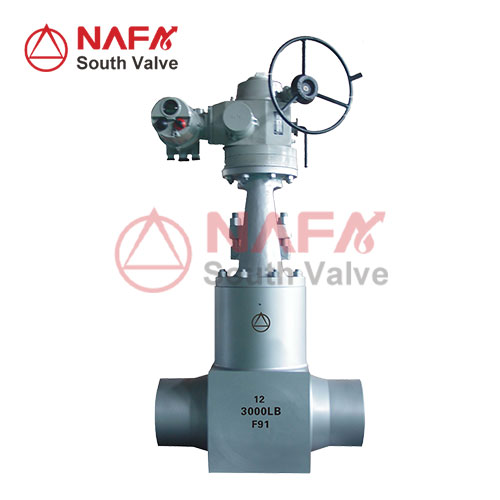 Z960Y-3000LBF91-12high temperature and pressure forging electric gate valve