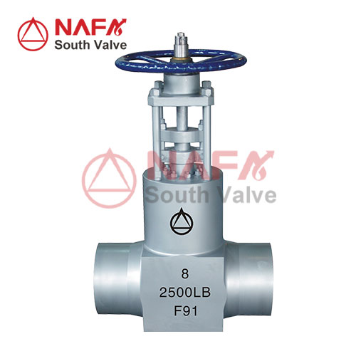 Z60Y2500LBF91-8 High temperature and high pressure forged manual gate valve